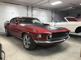 1969 Mach 1 Candy Apple red