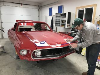 We have original cars to take measurements like the 69 blackout hood.