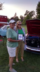 People's choice award with the mayor of Williamston.