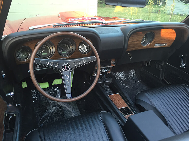 Ford Mustang Convertible Dashboard and Steering