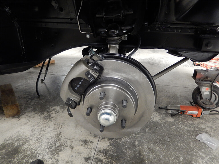 Classic Ford Mustang Disc Brake Installation
