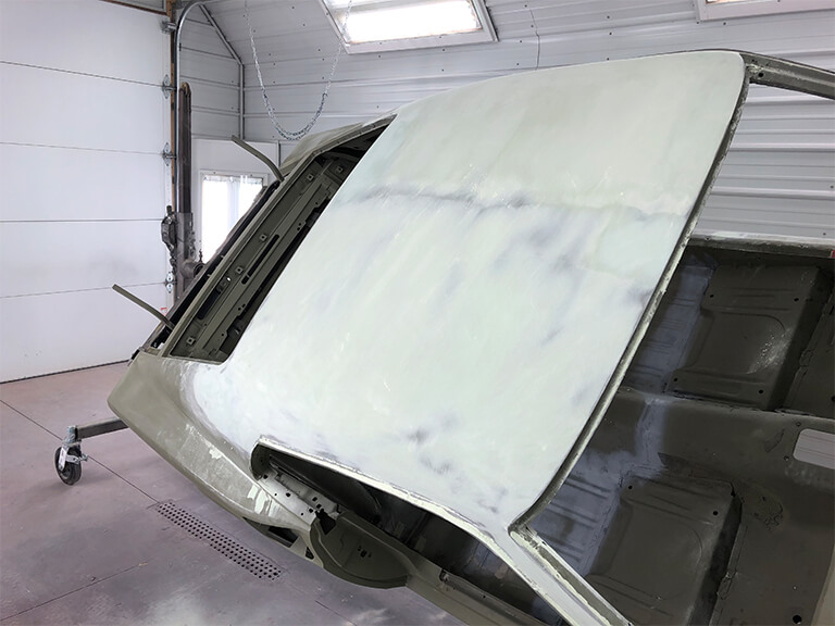 Mustang Restoration Media Blasting